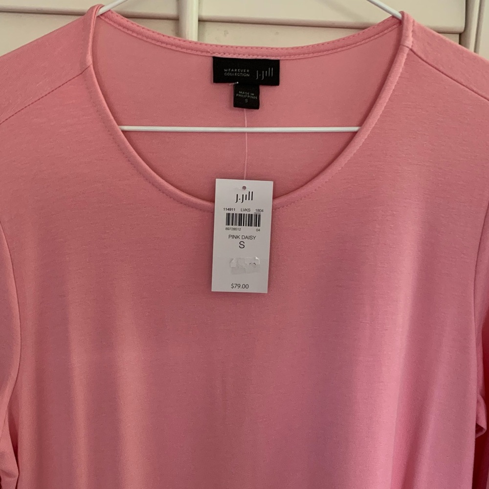 🛍️ NWT J.Jill Pink Midi Dress. SMALL👗